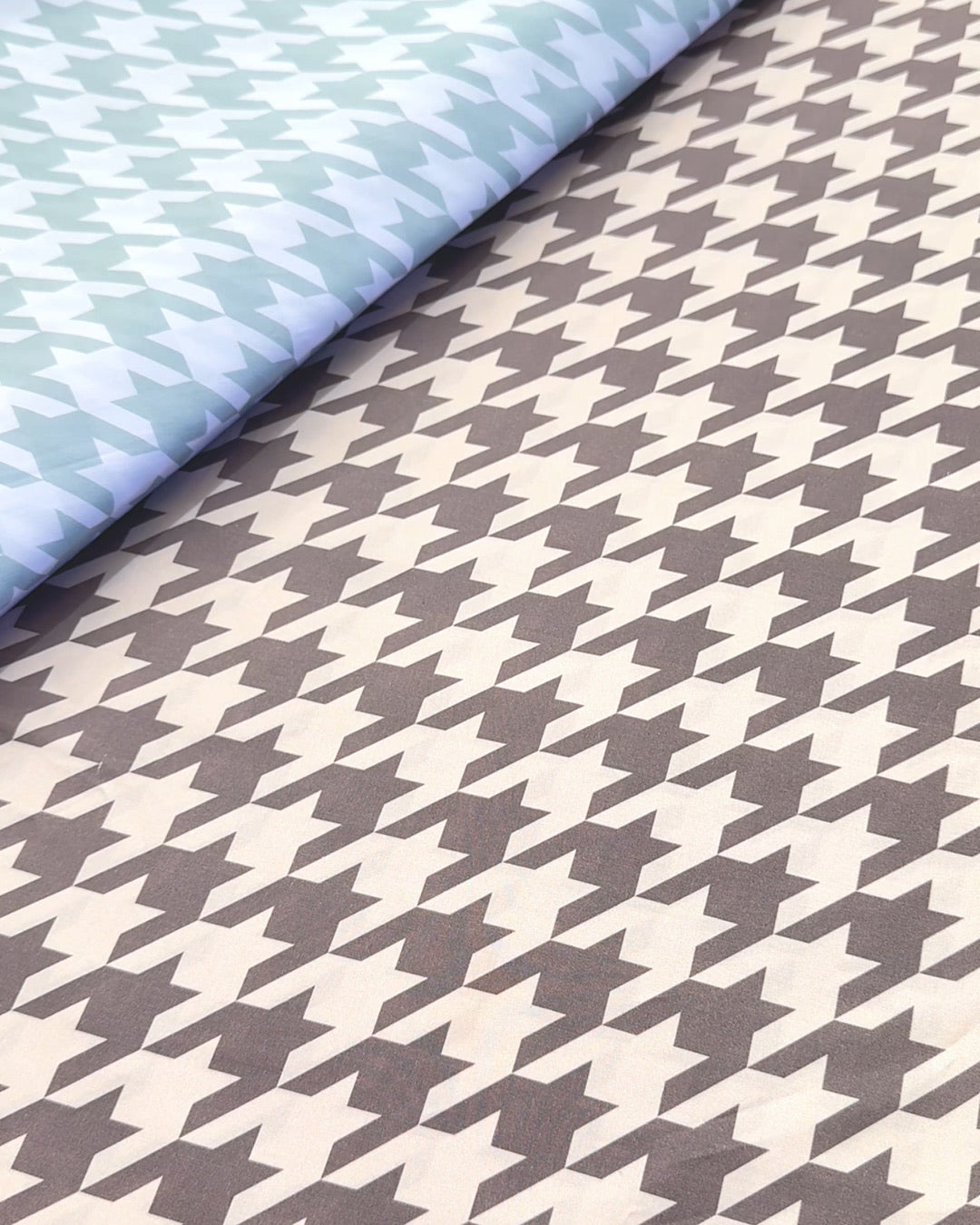 Houndstooth fabric for pram liners and accessories by harmony j.