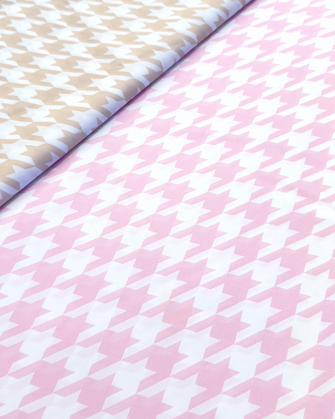 Houndstooth fabric for pram liners and accessories by harmony j.