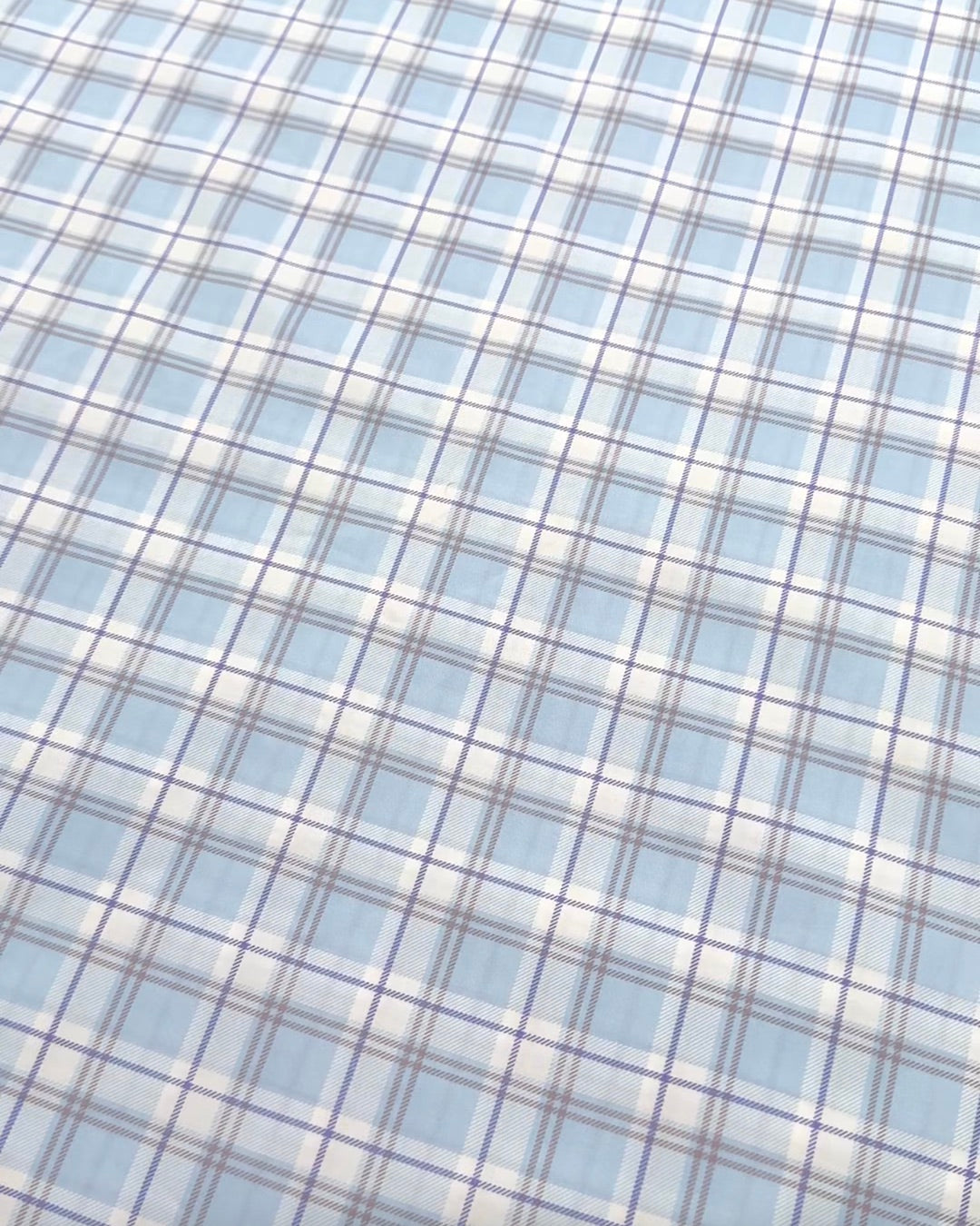 Plaid fabric for pram liners and accessories by harmony j.