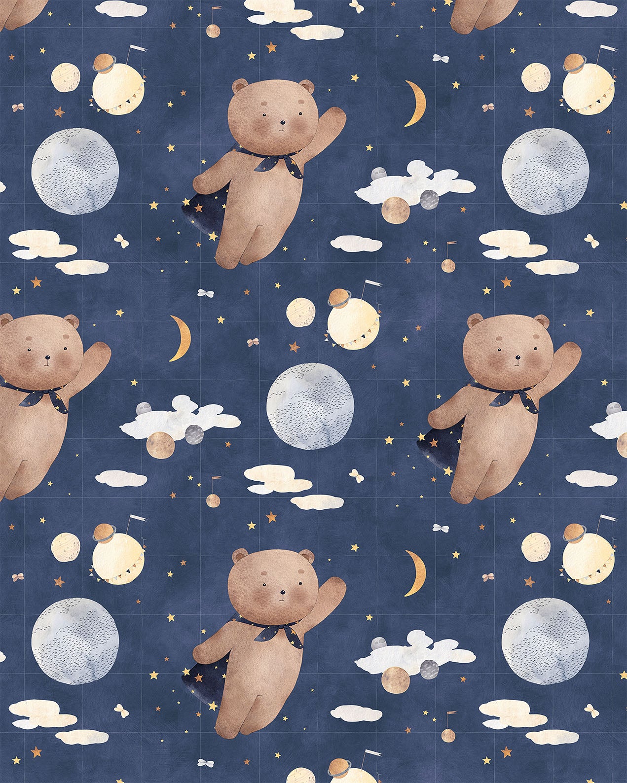 Super Teddy Deep Blue