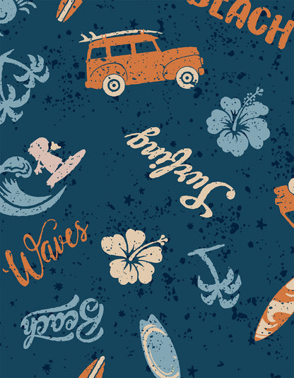 Beach Vibes Deep Blue