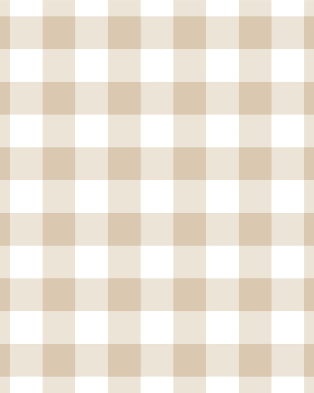 Gingham Beige