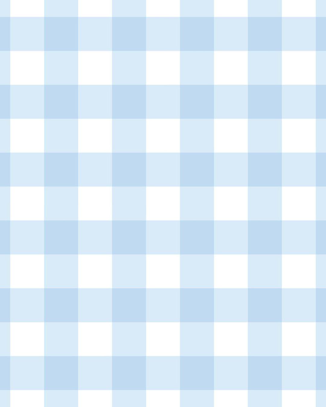 Gingham Blue