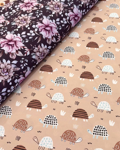 Turtles fabric for pram liners and accessories by harmony j.