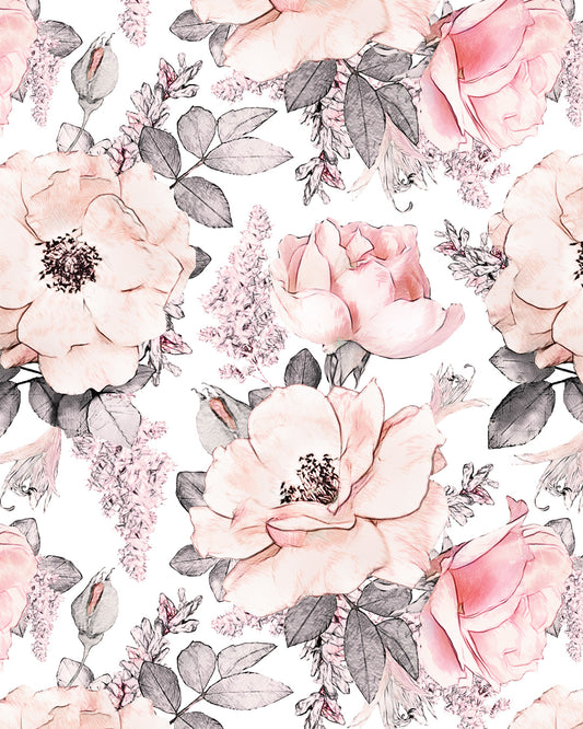 Floral Fantasy White