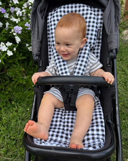 Gingham Black