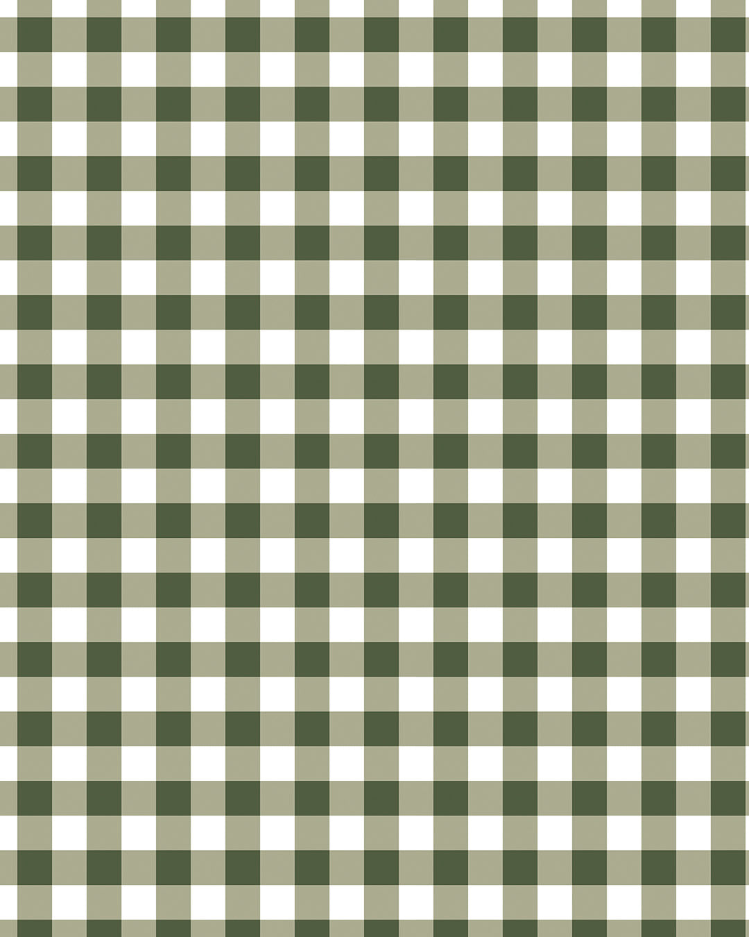 Gingham Olive