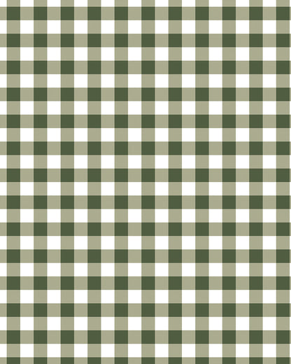 Gingham Olive