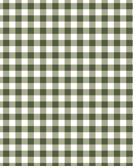 Gingham Olive