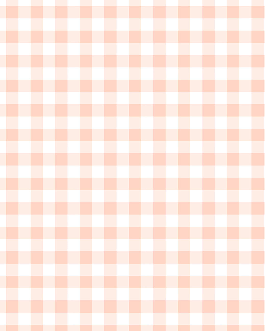 Gingham Peach