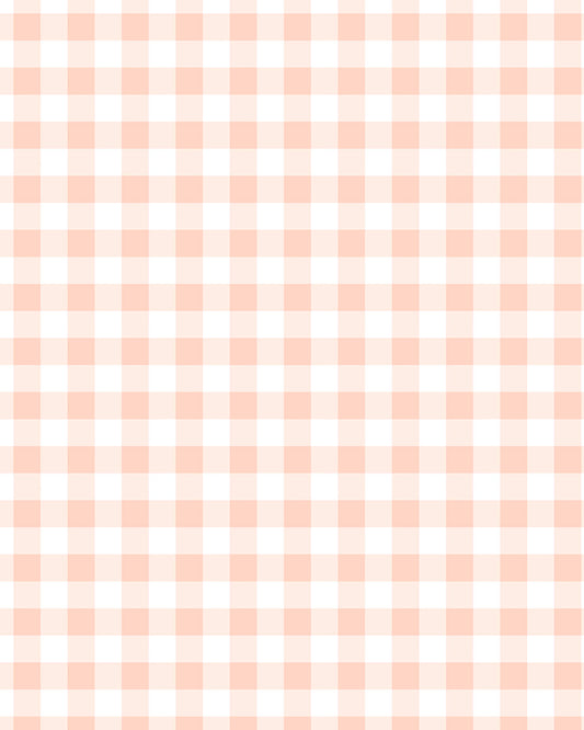 Gingham Peach