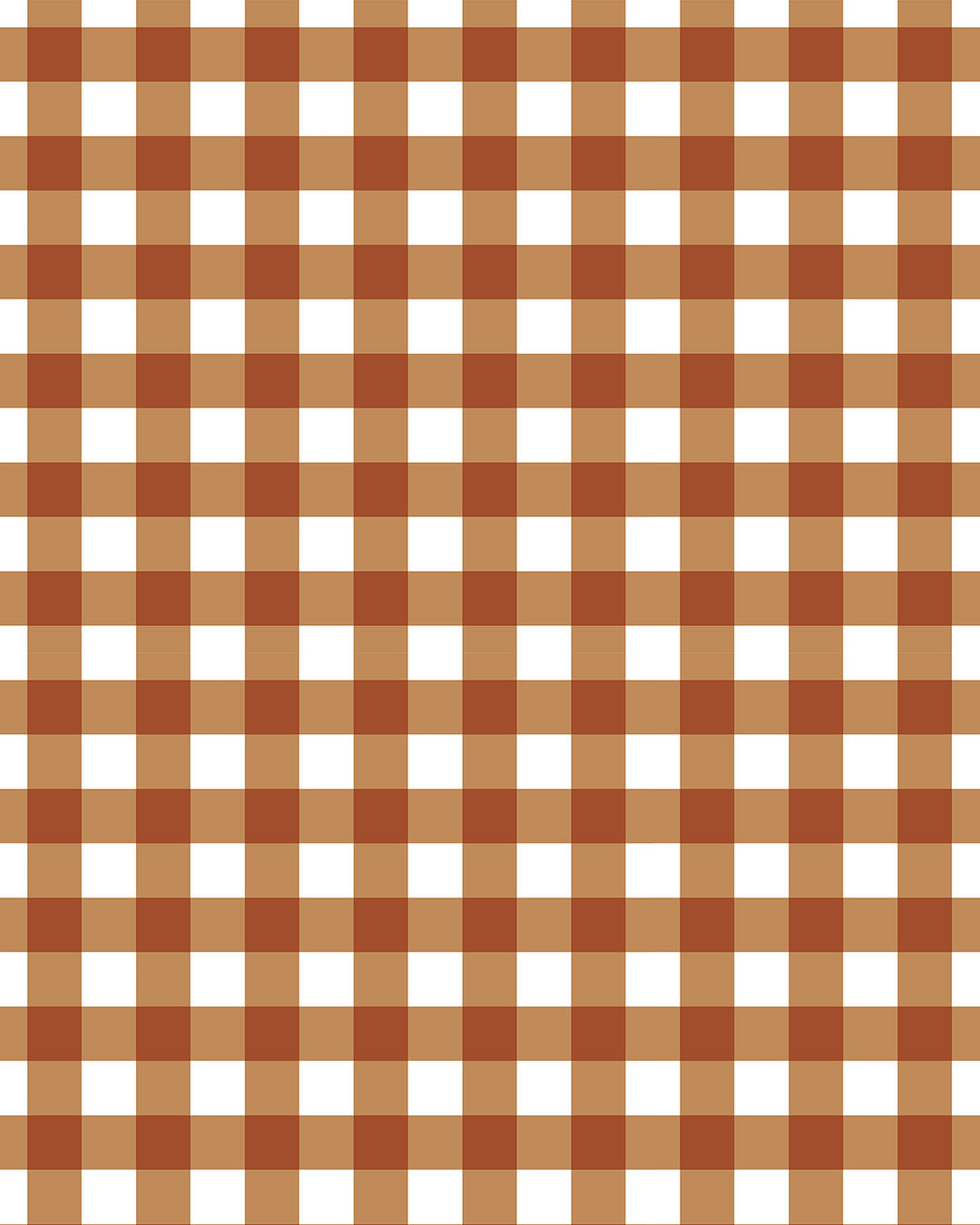 Gingham Rust