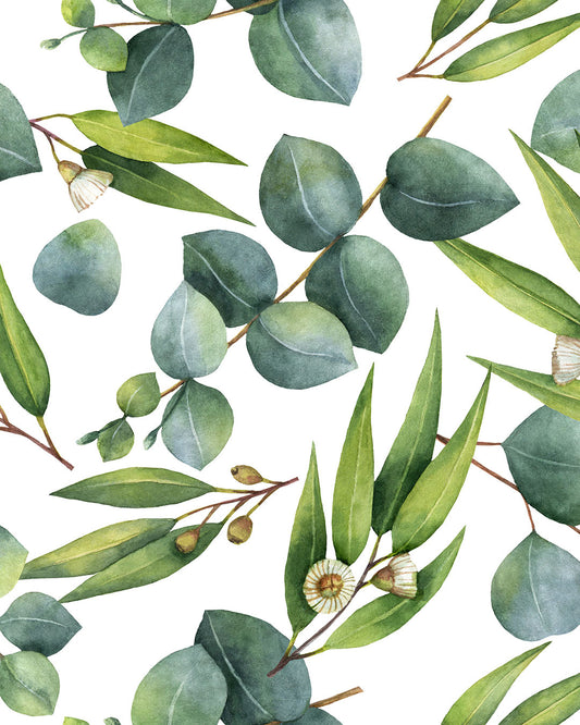 Gumnut Leaves White