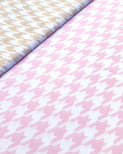 Houndstooth fabric for pram liners and accessories by harmony j.