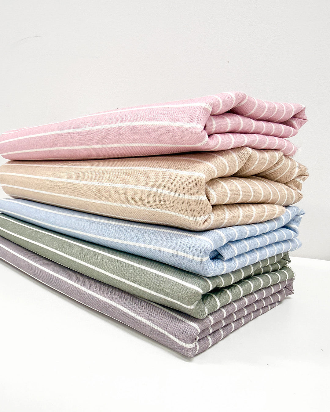 Striped Linen Blue
