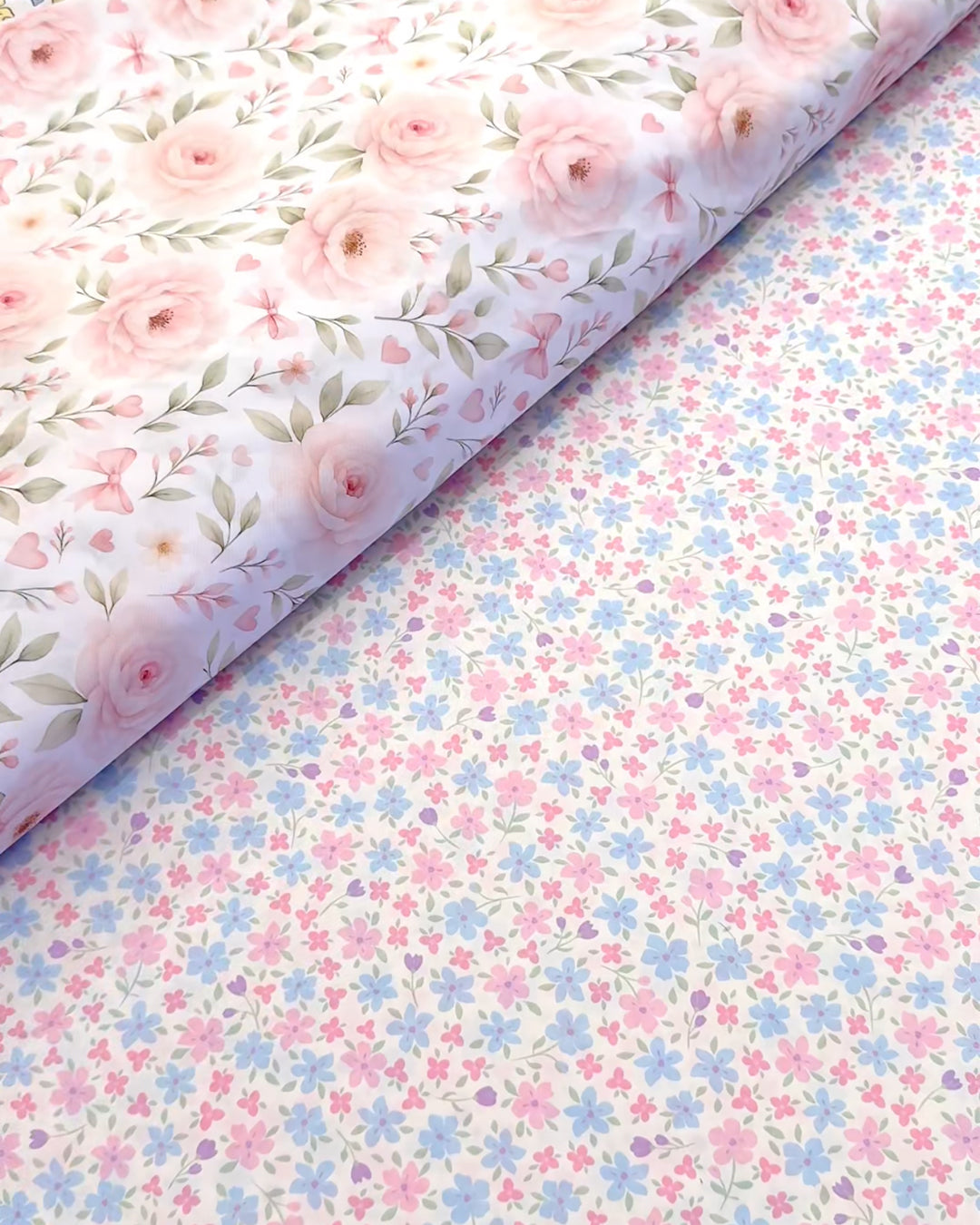 Mini Blossom Cream fabric for Pram Liners & Accessories by Harmony j