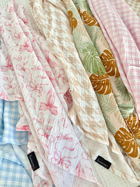 [Pre-order] - 100% Cotton Muslin Baby Blanket