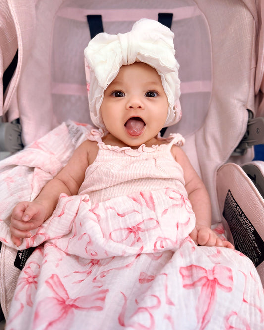 (Pre-order) - 100% Cotton Muslin Baby Blanket