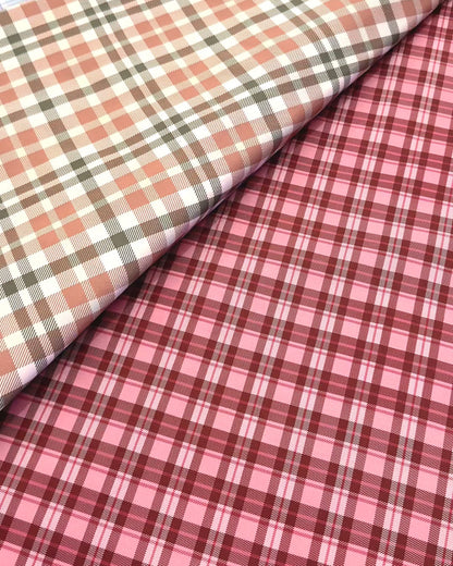 Plaid fabric for pram liners and accessories by harmony j.