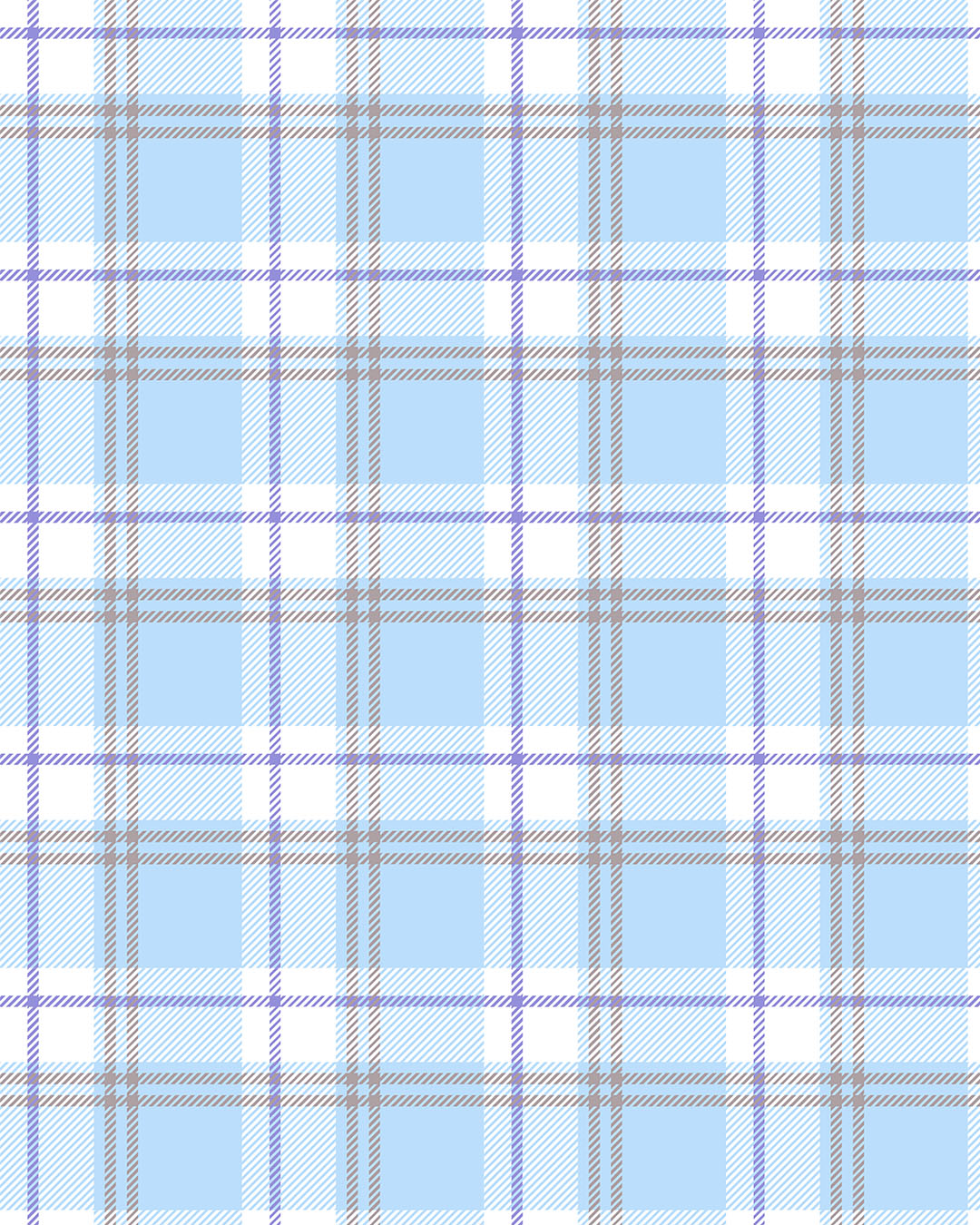 Plaid Blue