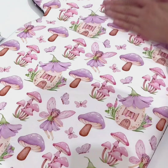 Fairy Meadow Pram Liner by Harmony j