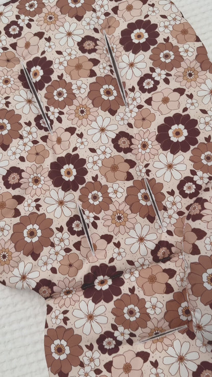 Sandy blossom custom bugaboo fox pram liner made by harmony j