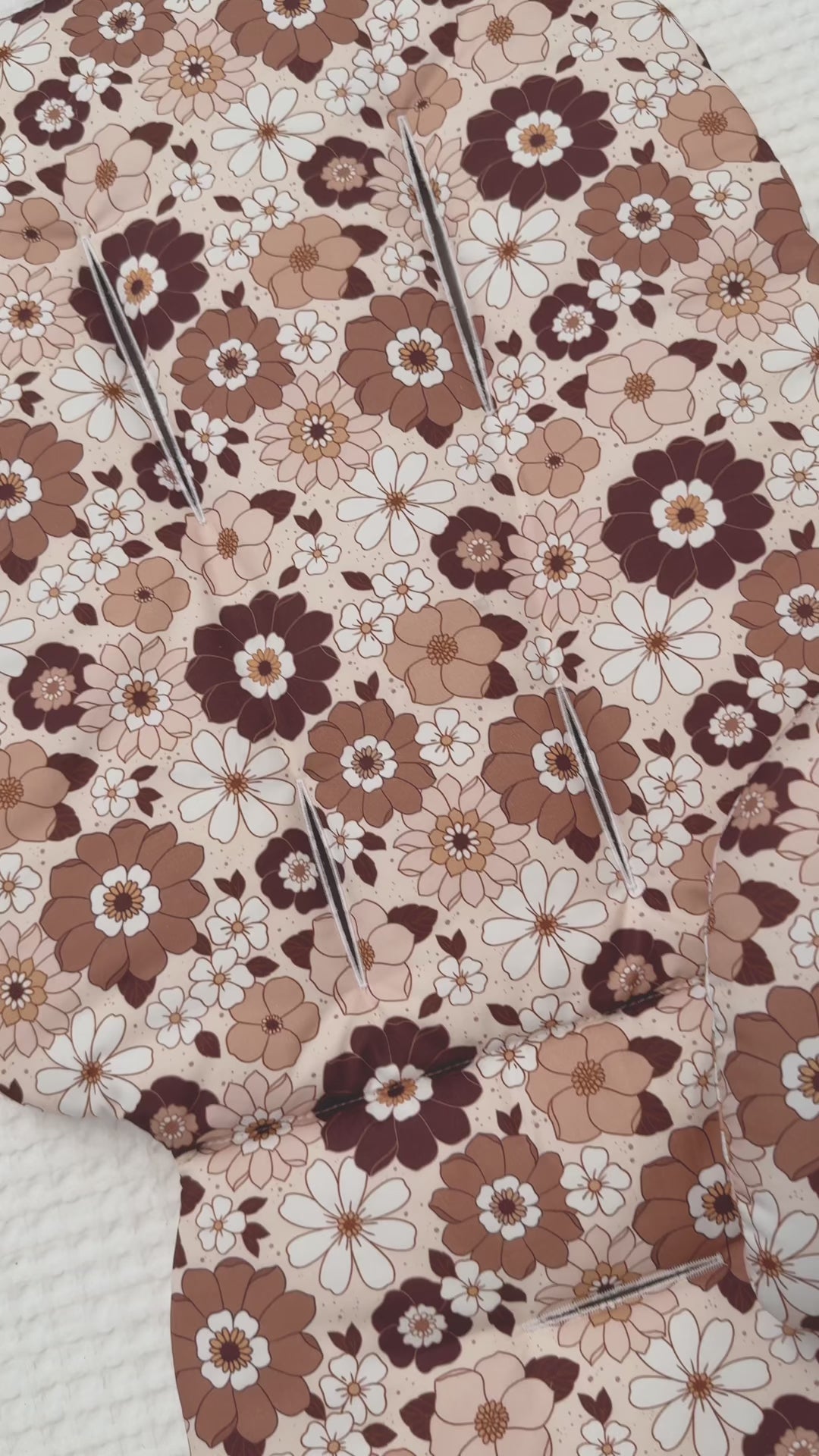 Sandy blossom custom bugaboo fox pram liner made by harmony j