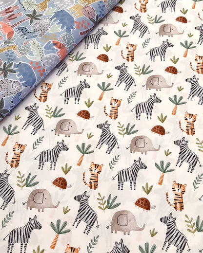 Safari fabric for pram liners and accessories by harmony j.