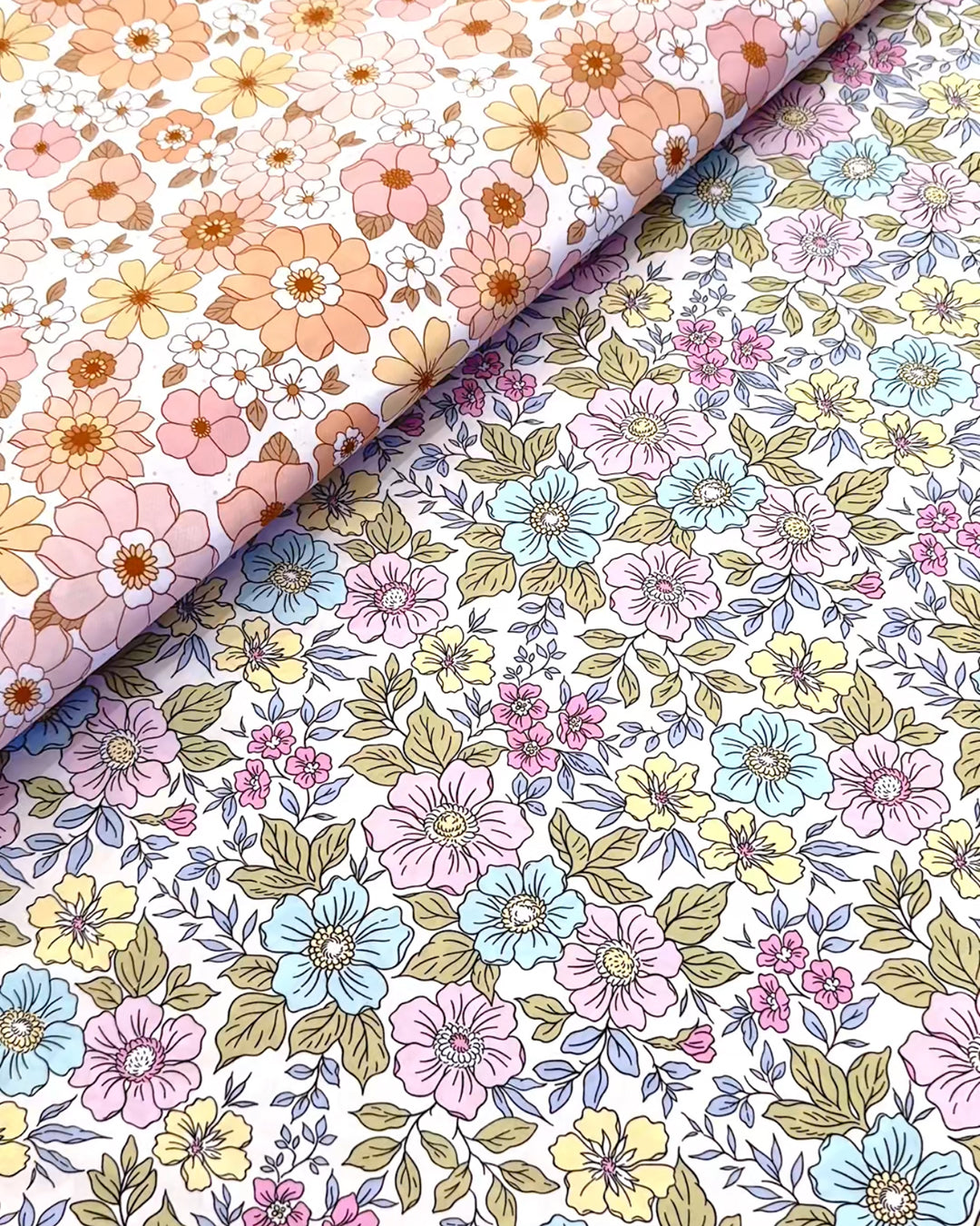 Spring Meadow fabric for Pram Liners & Accessories by Harmony j