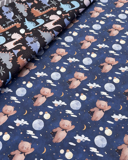 Teddy fabric for pram liners and accessories by harmony j.