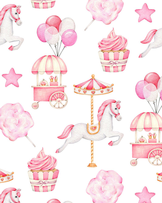 Sweet Carousel White
