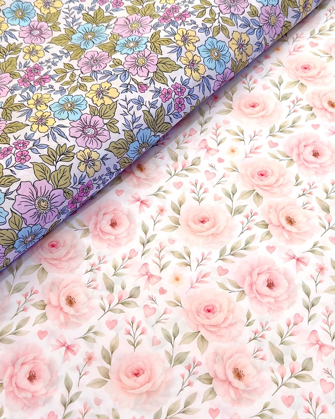 Sweetheart Blooms fabric for Pram Liners & Accessories by Harmony j
