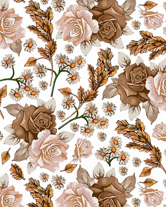 Walnut Floral