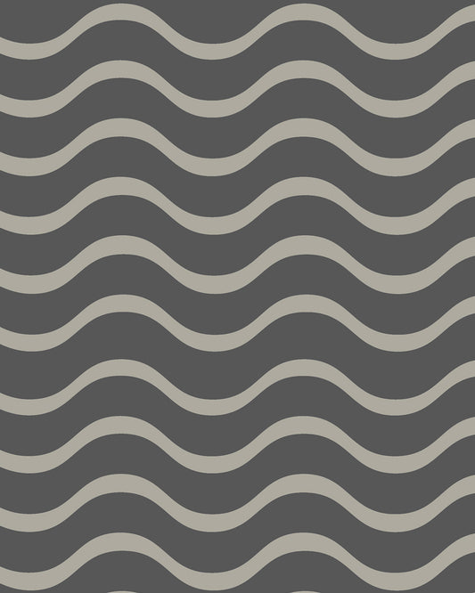 Waves Charcoal