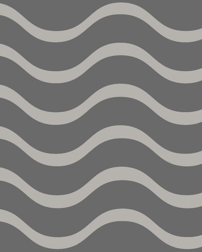 Waves Charcoal