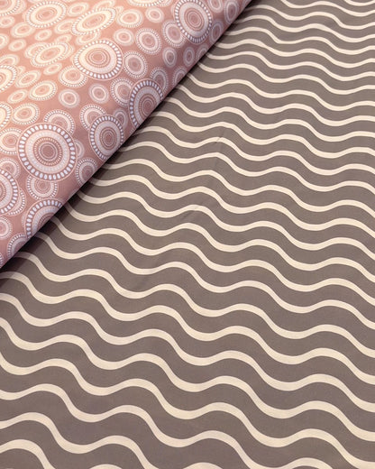 Waves fabric for pram liners and accessories by harmony j.